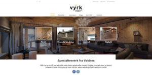 VYRK sin nye nettside