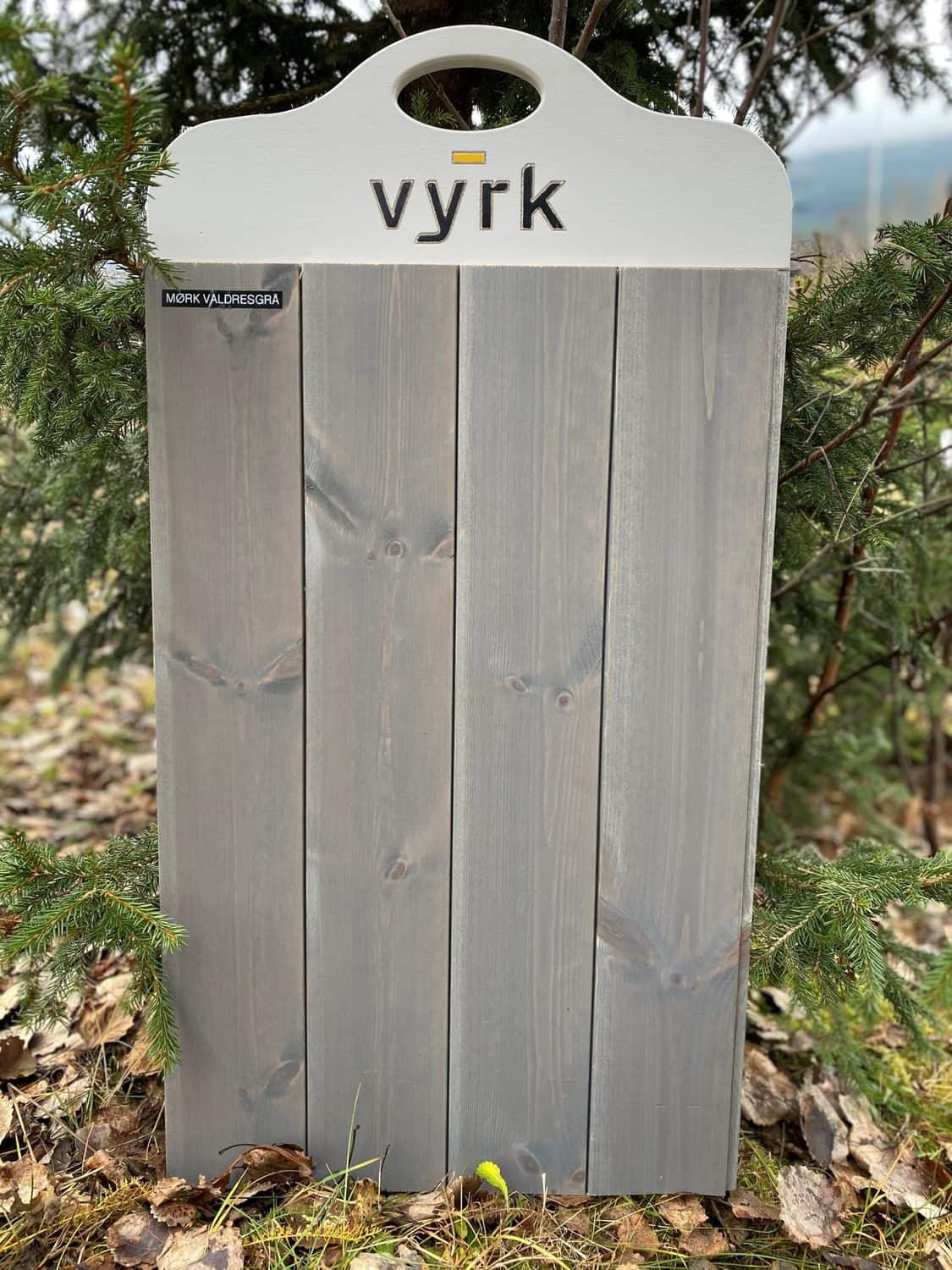 21x195mm Østerdalspanel i fargen Mørk Valdresgrå