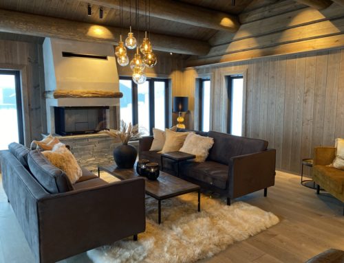 Newly built cabin by Tradisjonslaft
