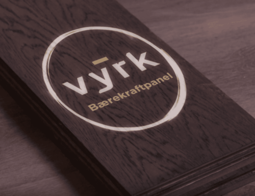 Vyrk introduces: Sustainable Wall Panel with a deposit arrangement